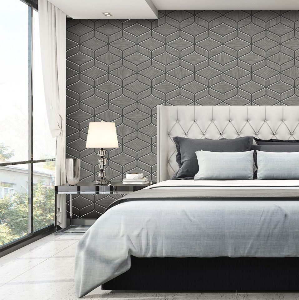 3850 LUCIANO GEO GUN METAL ROOMSET   Copy